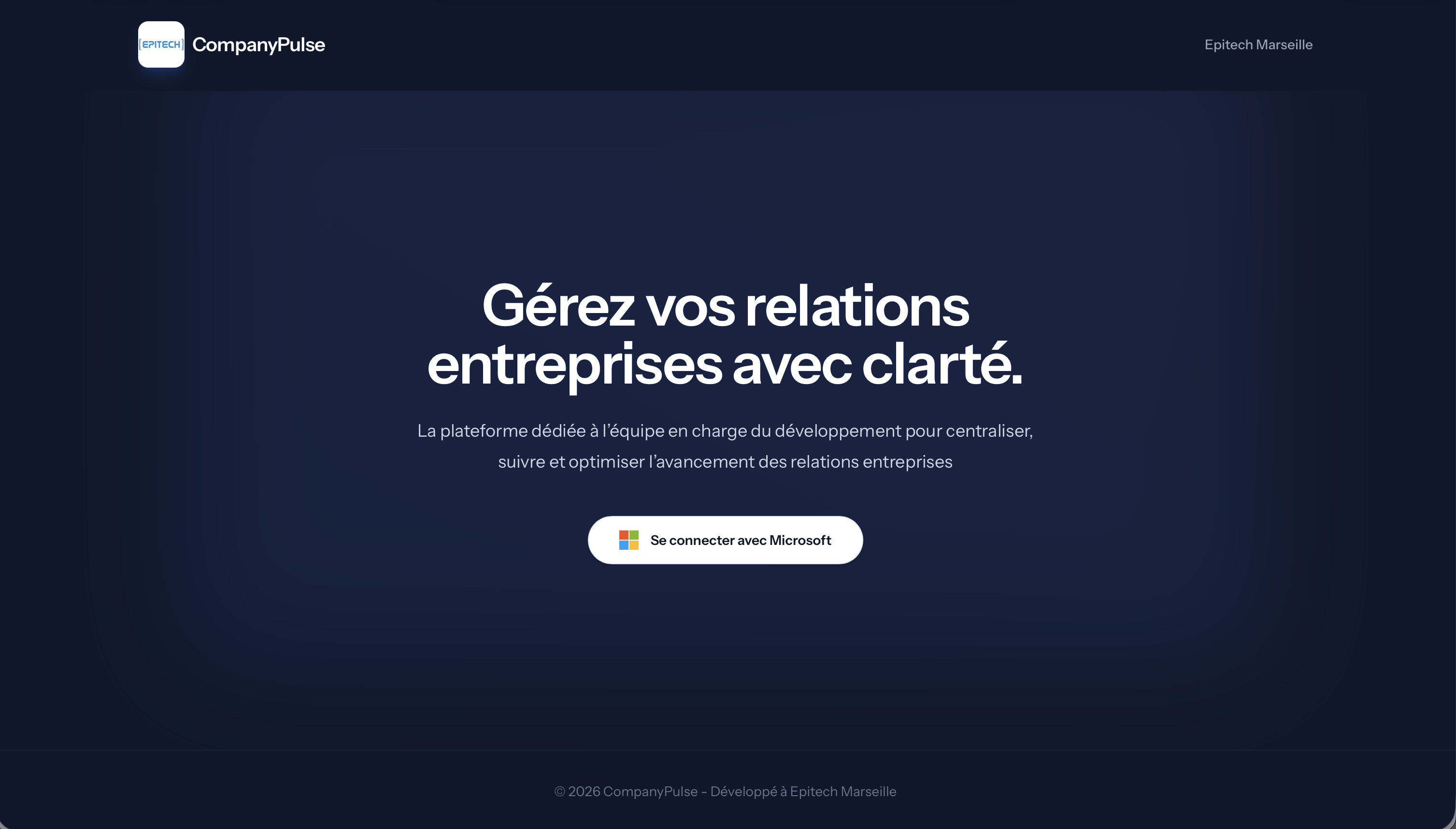 CompanyPulse - Outil interne de gestion des relations entreprises